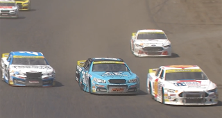 Promo image for Reese’s Sweet Move of the Race: Carson Brown dodges lapped traffic at Springfield